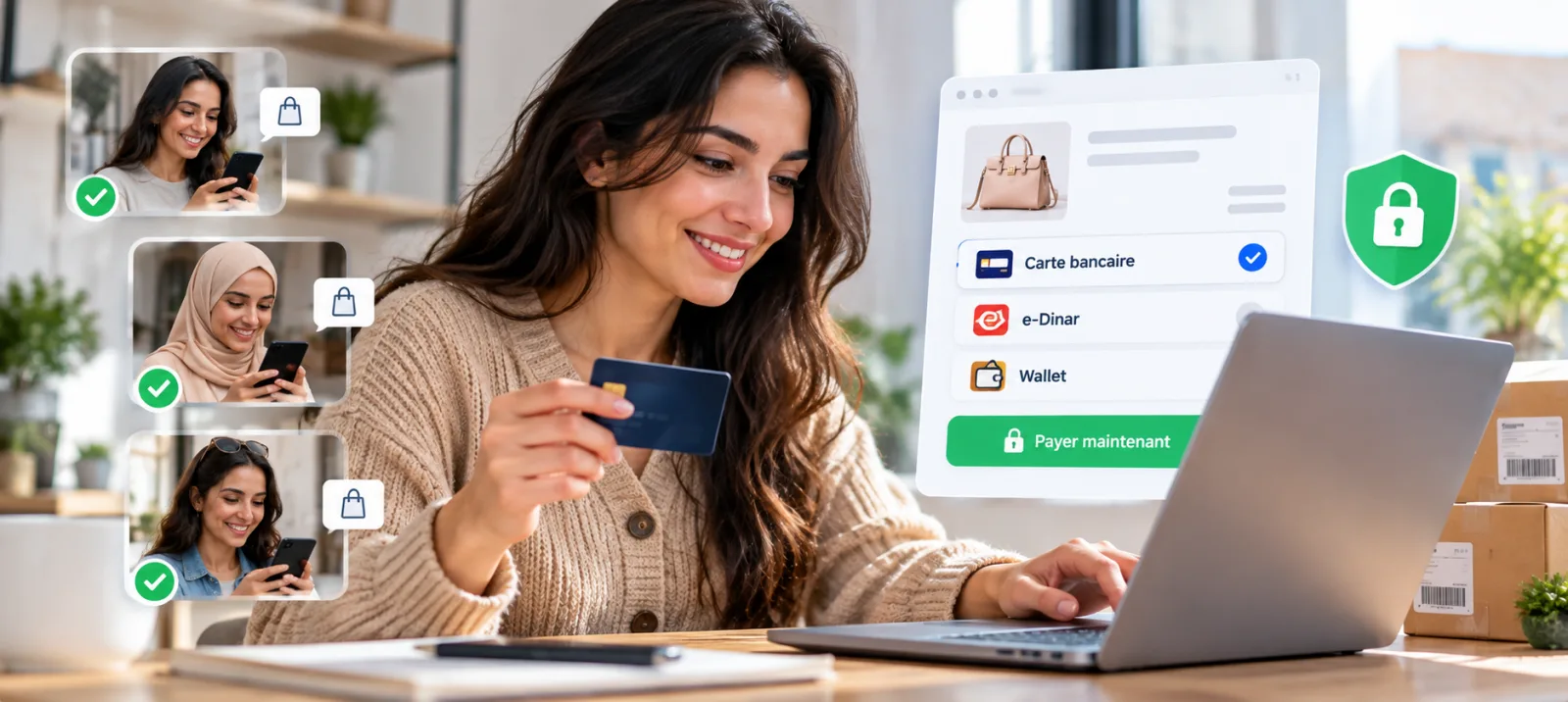 Gestion des commandes et des paiements sur smartphone avec e-Tijara PRO